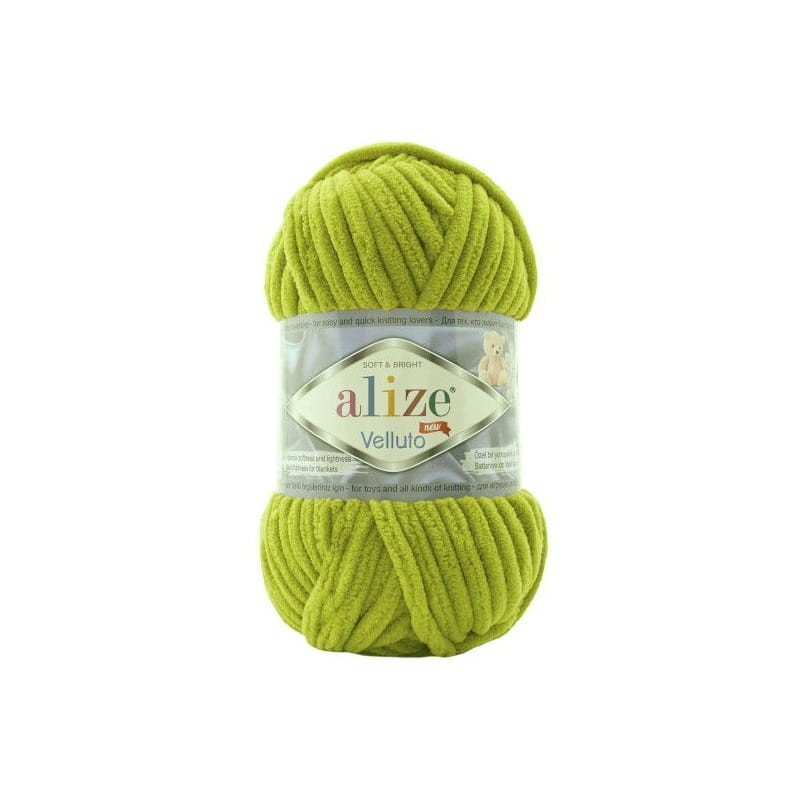 Alize Velluto 11 soczysta zieleń