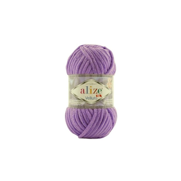 Alize Velluto 43 fioletowy