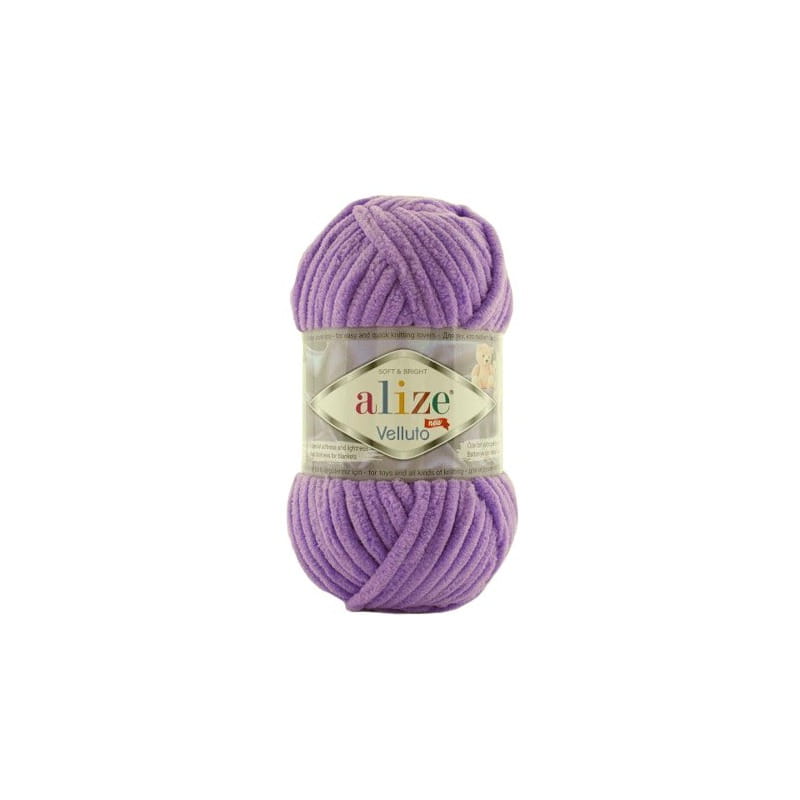 Alize Velluto 43 fioletowy