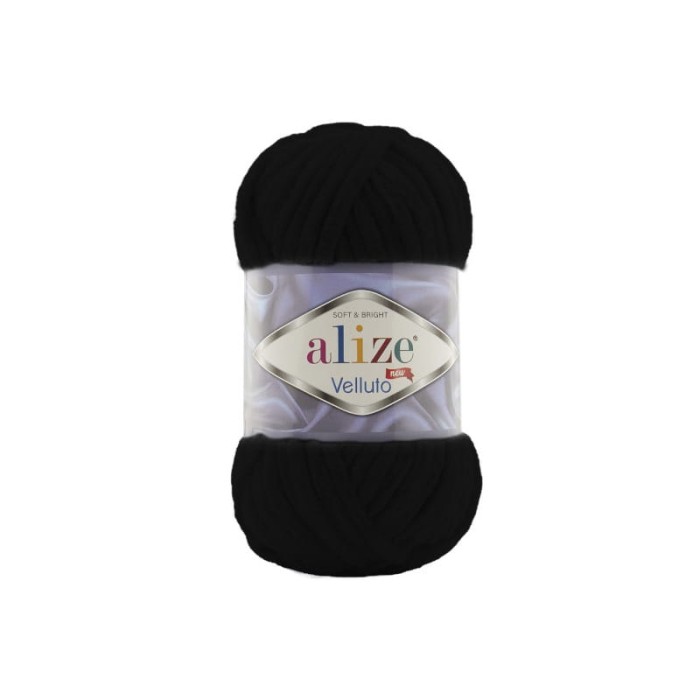Alize Velluto 60 czarny