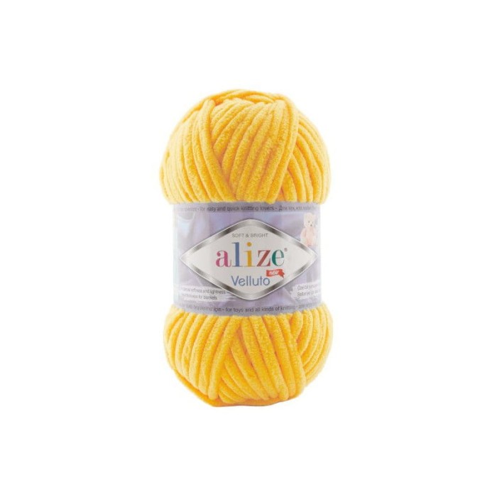 Alize Velluto 216 żółty