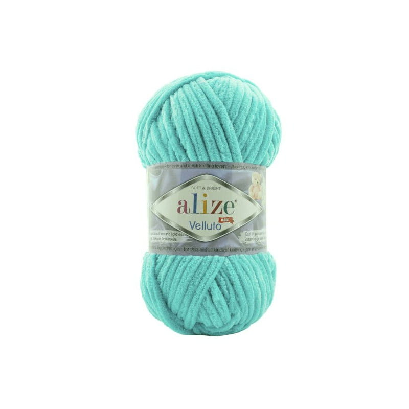 Alize Velluto 490 turkusowy