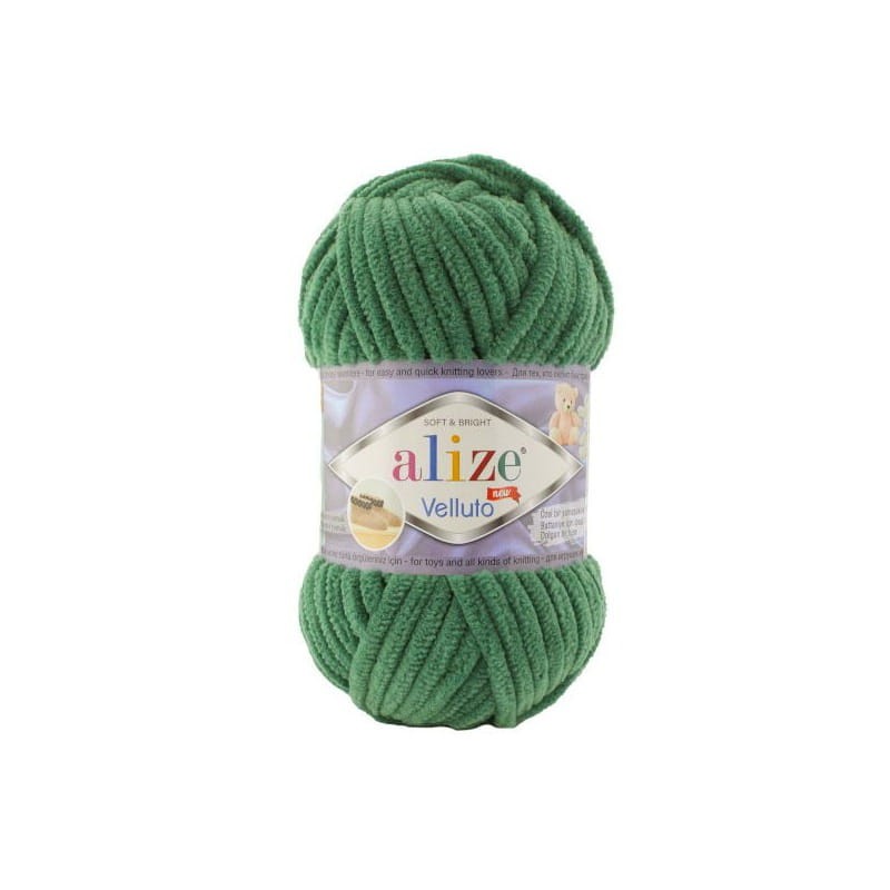 Alize Velluto 532 ciemny szmaragdowy