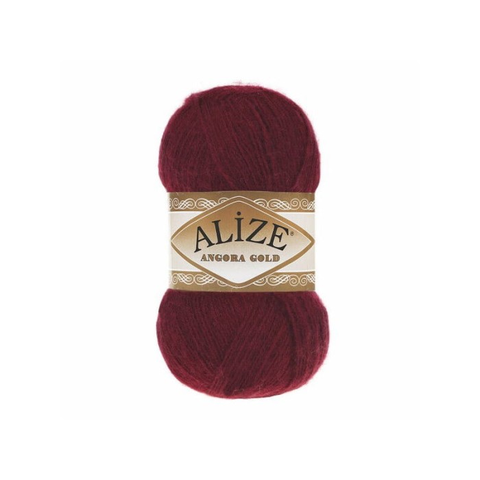 Alize Angora Gold 57 bordowy