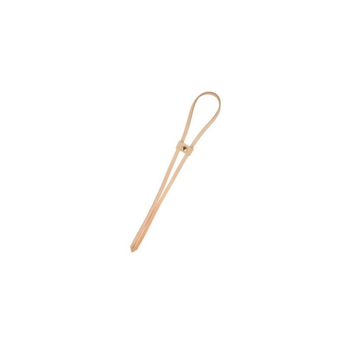 Skórzany ściągacz do plecaka/torebki 7mm/80cm camel