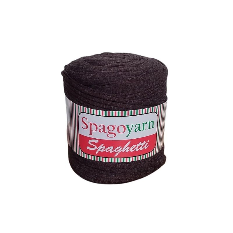 Spaghetti Spago Yarn brunatny
