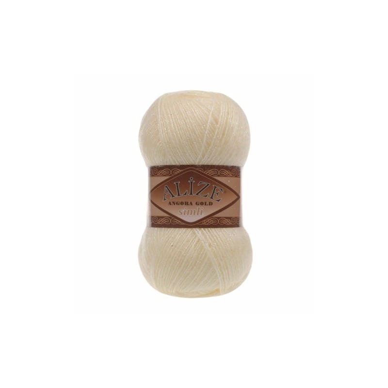 Alize Angora Gold Simli 67 jasny beż