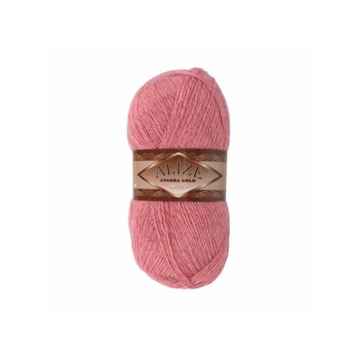 Alize Angora Gold Simli 144 różowy