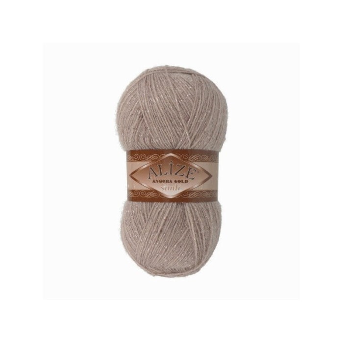 Alize Angora Gold Simli 541 kawa z mlekiem
