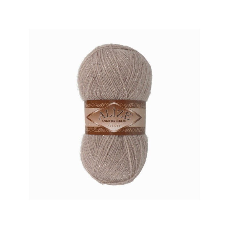 Alize Angora Gold Simli 541 kawa z mlekiem