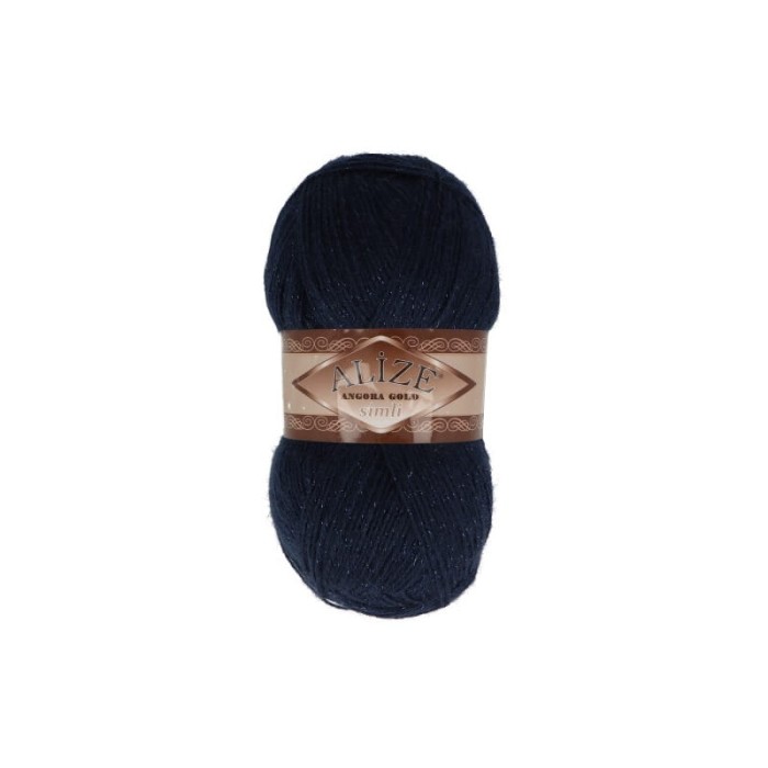 Alize Angora Gold Simli 58 granatowy