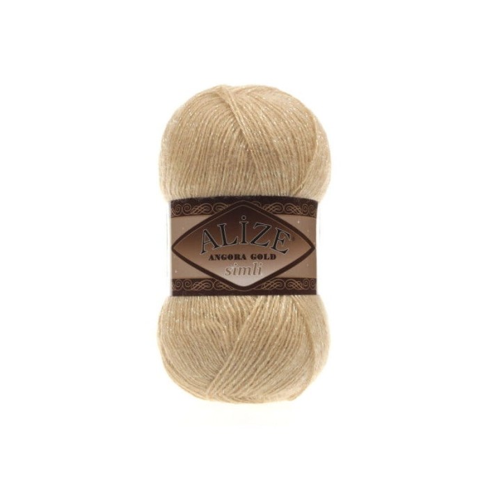 Alize Angora Gold Simli 95 ciepły beż