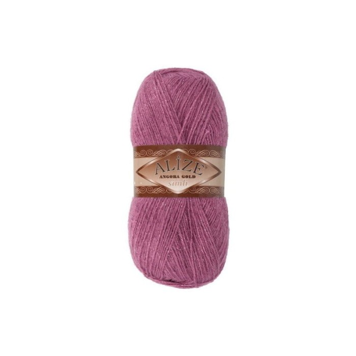 Alize Angora Gold Simli 28 fioletowy