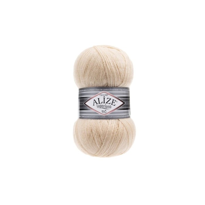 Alize Superlana TIG Crochet 310 jasny beż