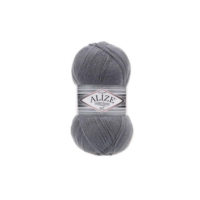Alize Superlana TIG Crochet 87 stalowy