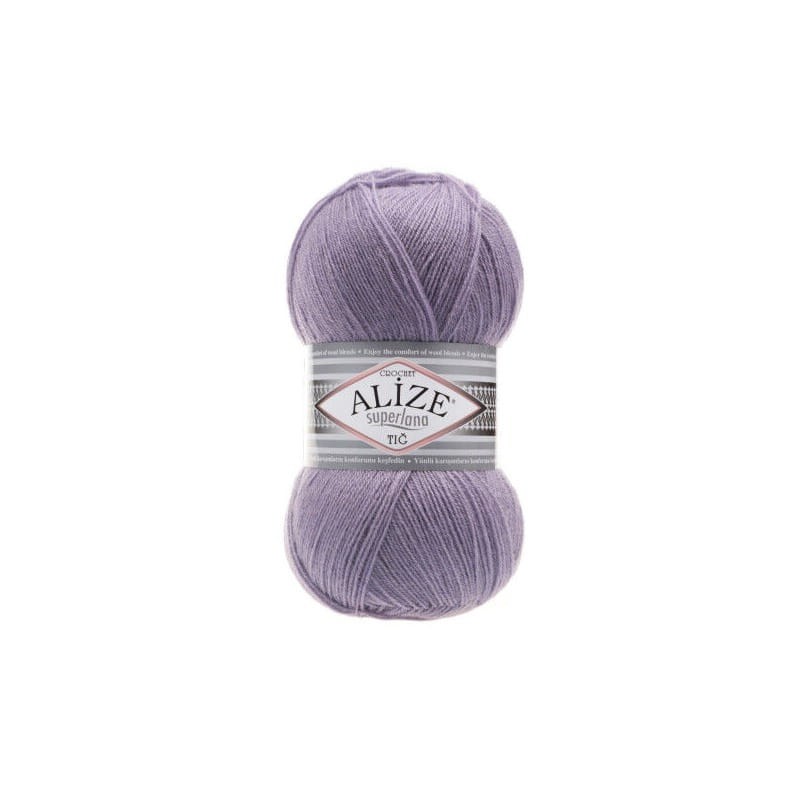 Alize Superlana TIG Crochet 257 lawenda