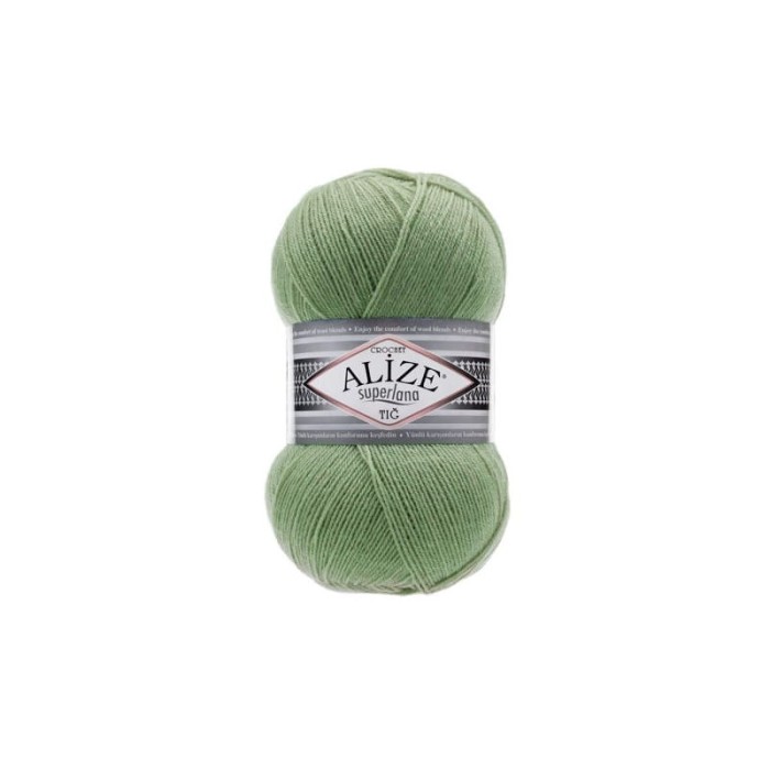 Alize Superlana TIG Crochet 852 zielony