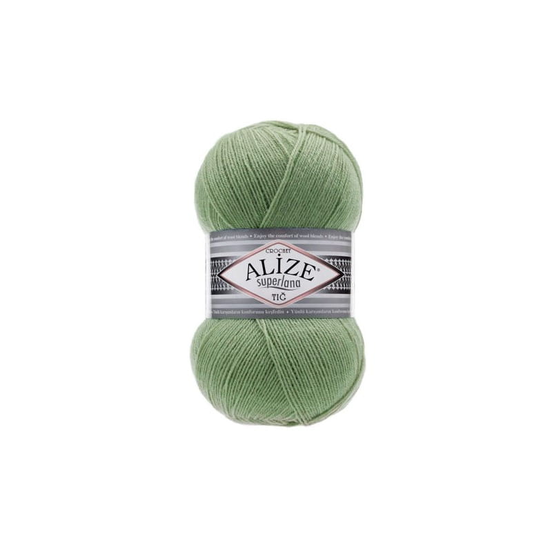 Alize Superlana TIG Crochet 852 zielony