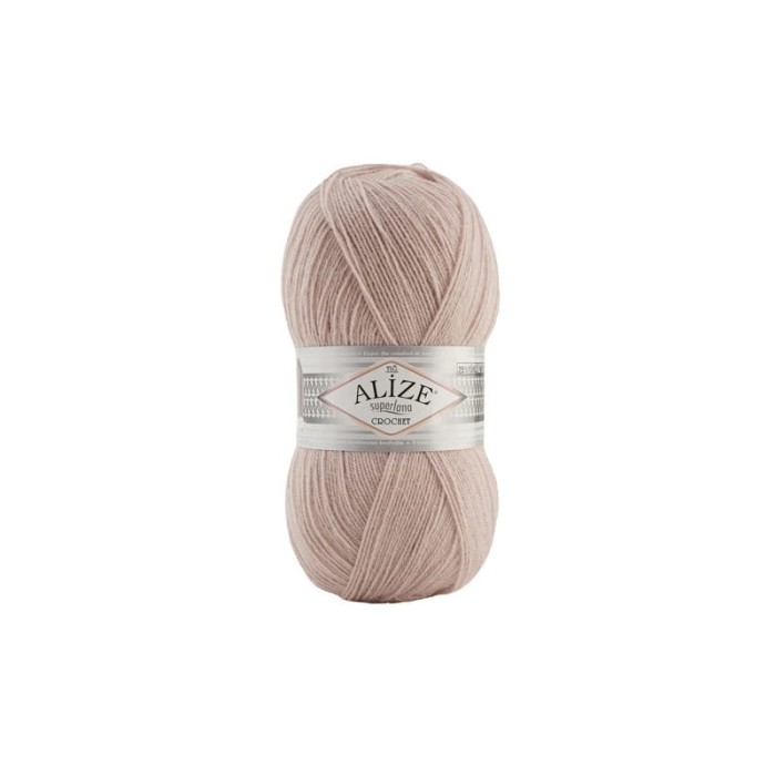 Alize Superlana TIG Crochet 574 brudy róż