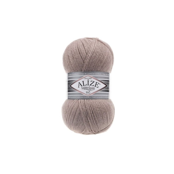 Alize Superlana TIG Crochet 541 kawa z mlekiem