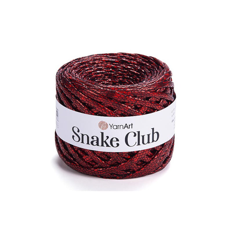 YarnArt Snake Club 5107 ciemny czerwony