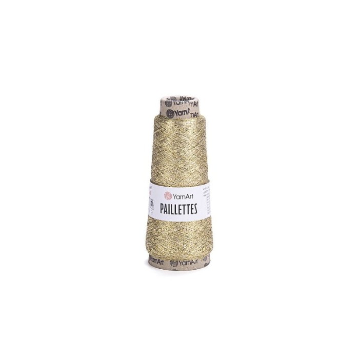 YarnArt Paillettes 8002 złoty