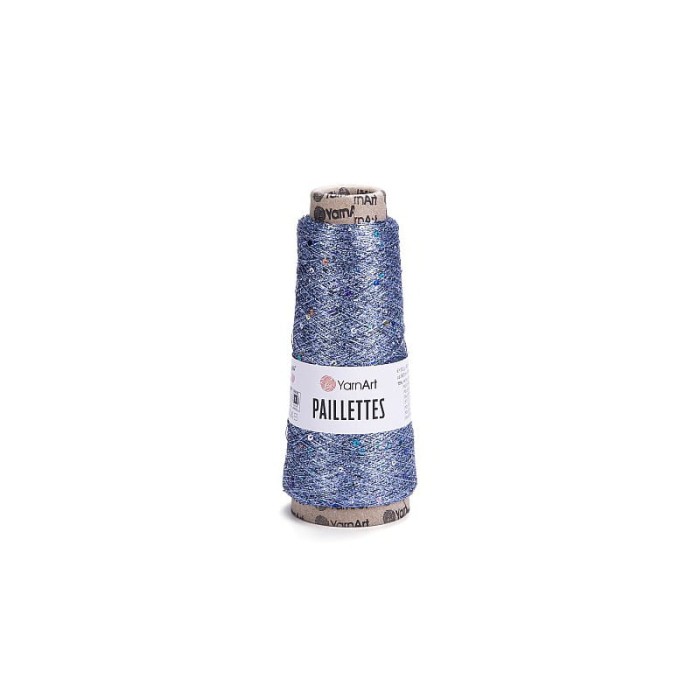 YarnArt Paillettes 8003 niebieski