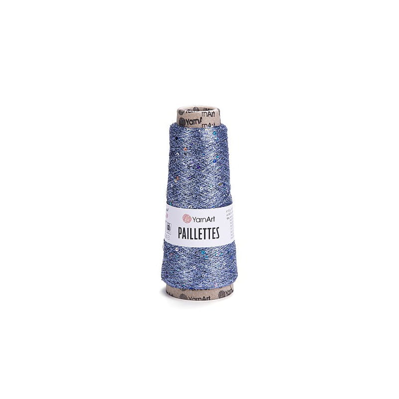 YarnArt Paillettes 8003 niebieski