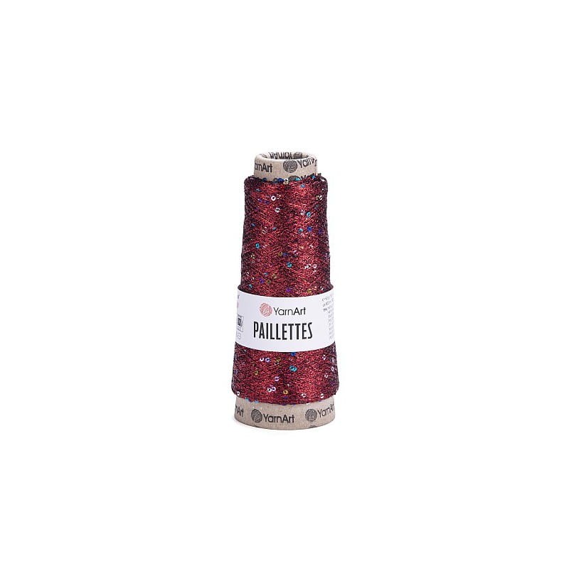 YarnArt Paillettes 8006 czerwony