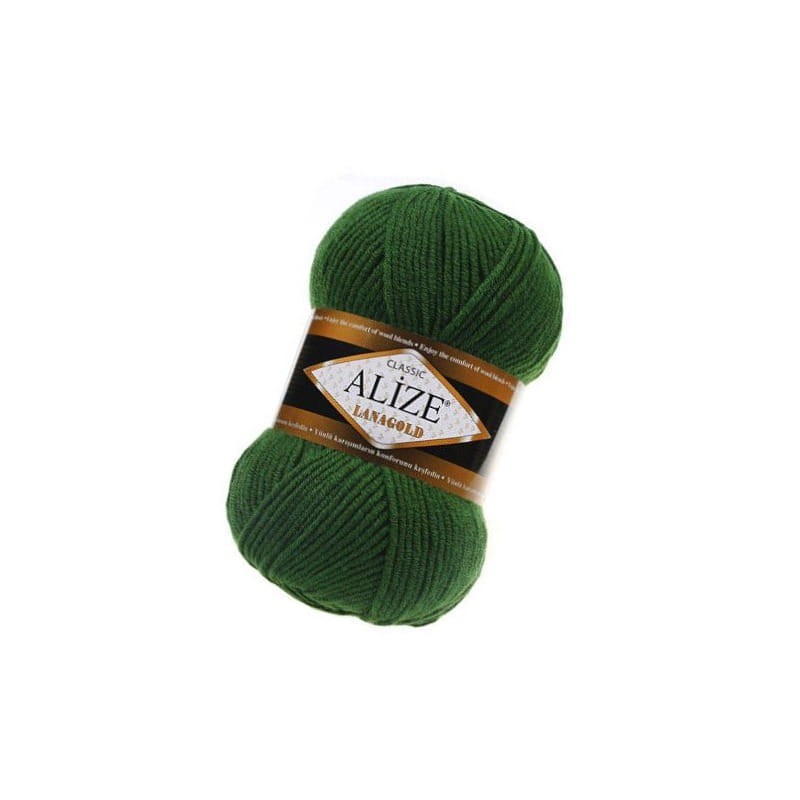 Alize Lanagold 118 ciemny zielony
