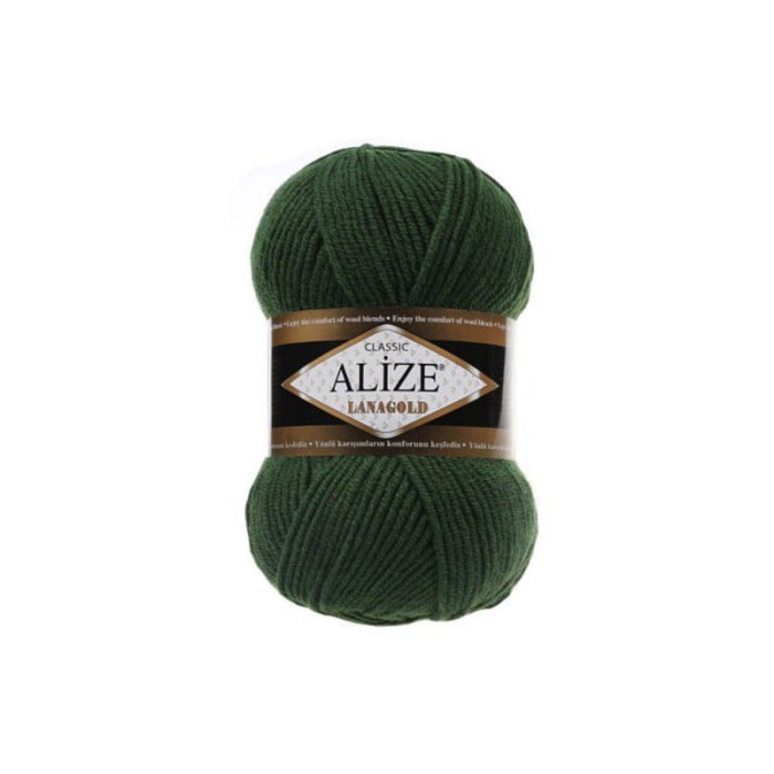 Alize Lanagold 29 ciemny zielony
