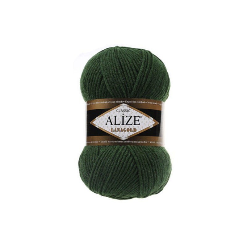 Alize Lanagold 29 ciemny zielony