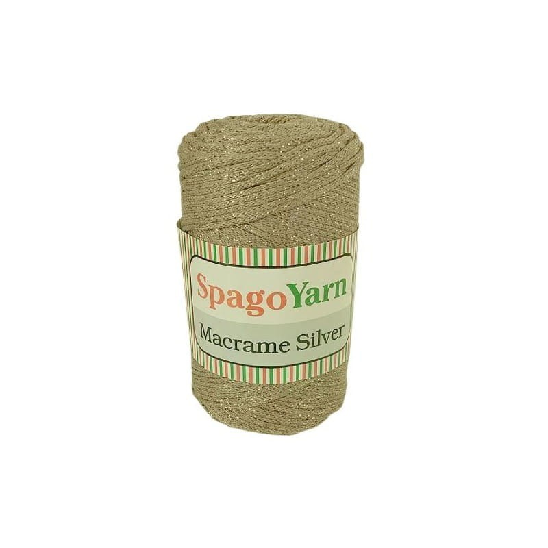 Spagoyarn Macrame Silver 135 ciepły beż