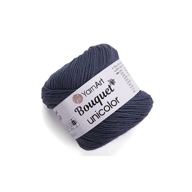 YarnArt Bouquet Unicolor 3204 stalowy