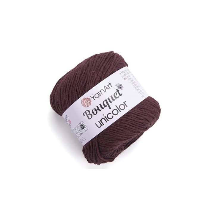 YarnArt Bouquet Unicolor 3209 ciemny brąz