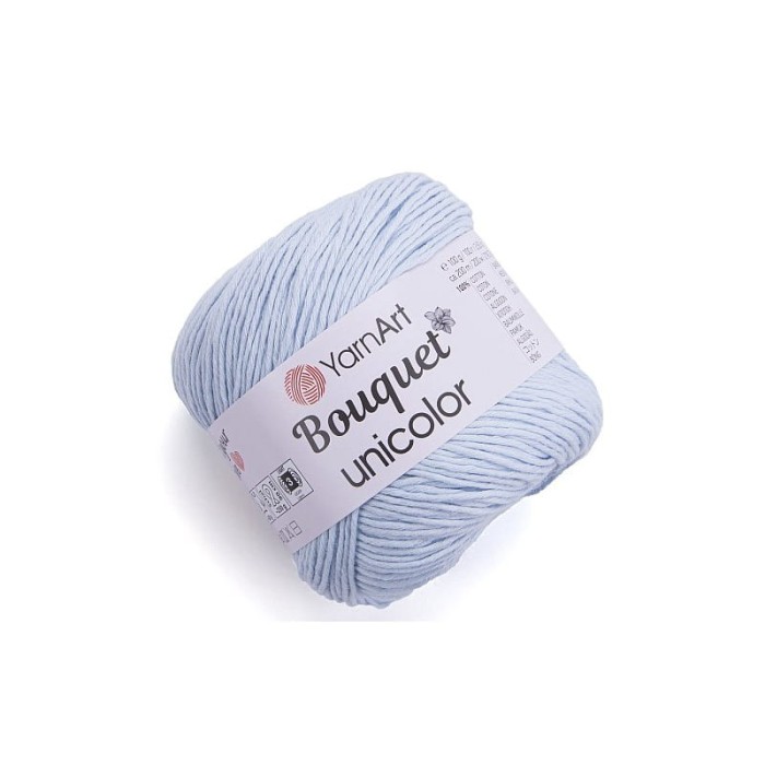 YarnArt Bouquet Unicolor 3225 błękitny