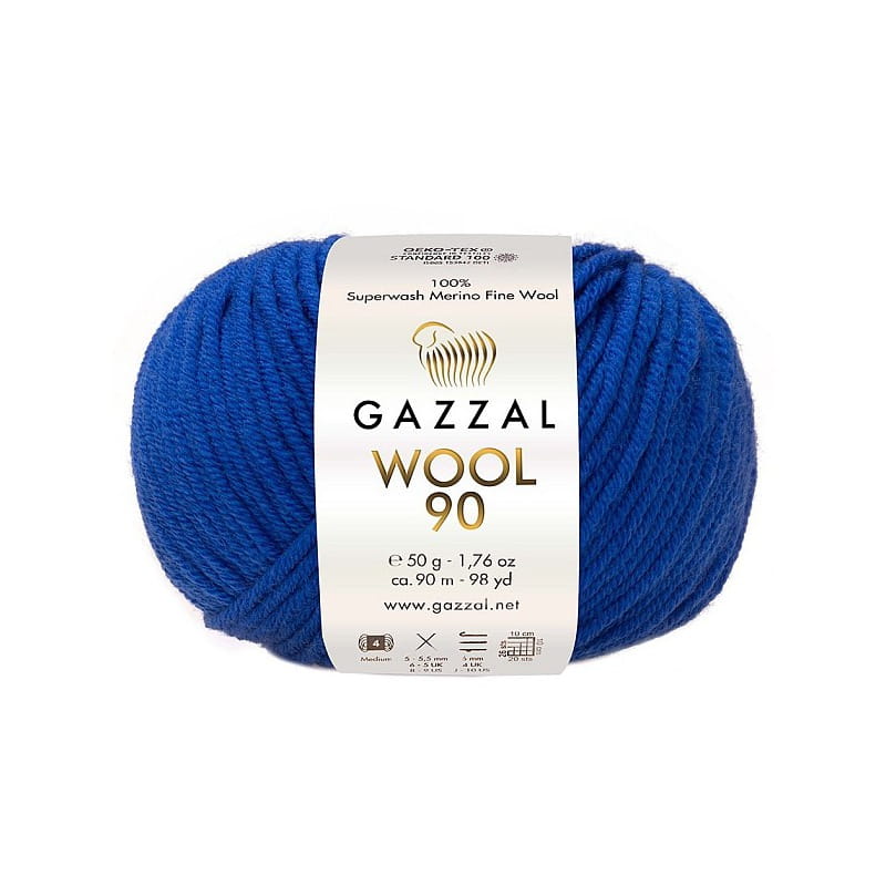 Gazzal Wool 90 chabrowy 3688