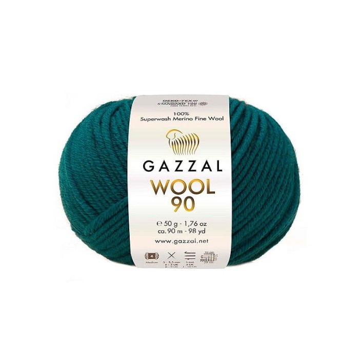 Gazzal Wool 90 morski 3675
