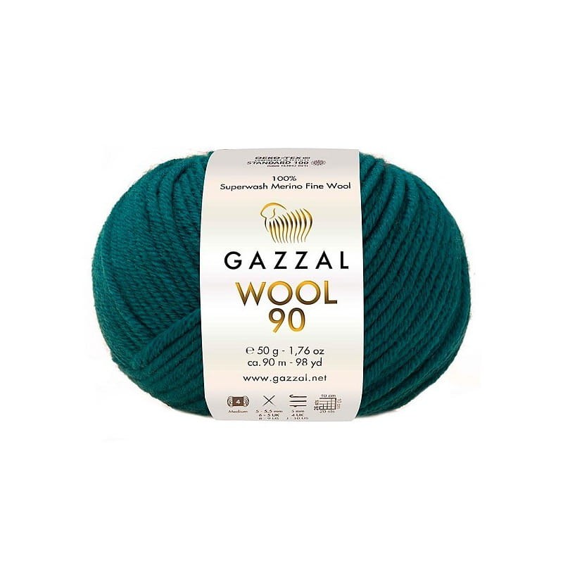 Gazzal Wool 90 morski 3675