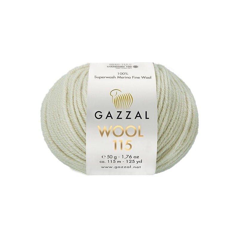 Gazzal Wool 115 beżowy 3302