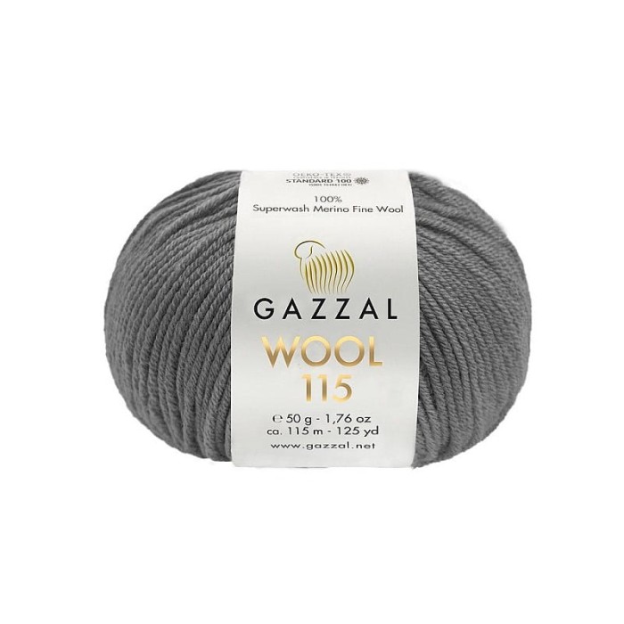 Gazzal Wool 115 szary 3305