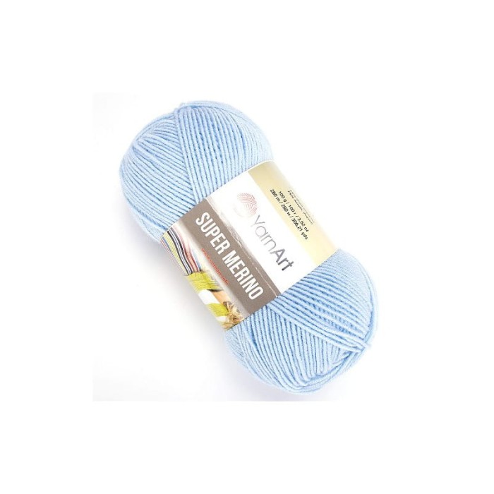 YarnArt Super Merino 215 błękitny