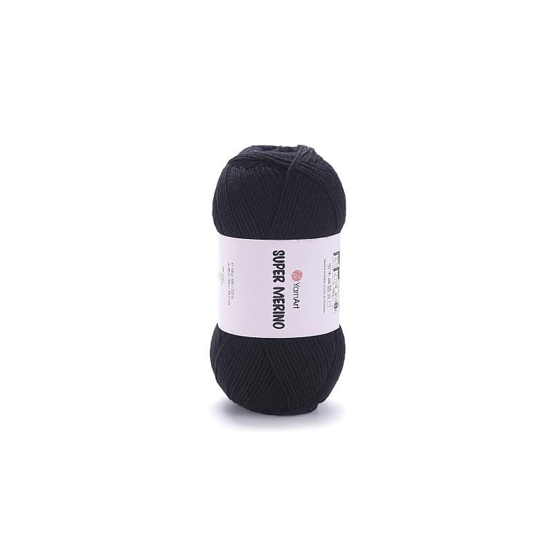 YarnArt Super Merino 217 czarny