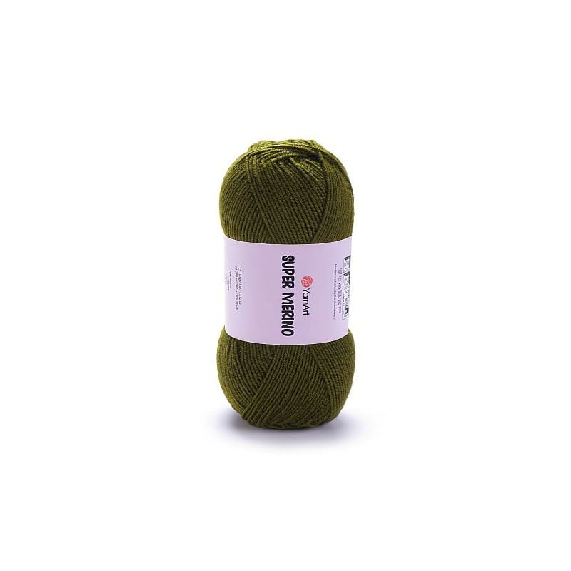YarnArt Super Merino 263 zgniła zieleń