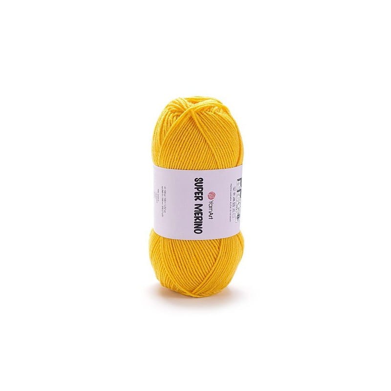 YarnArt Super Merino 779 żółty