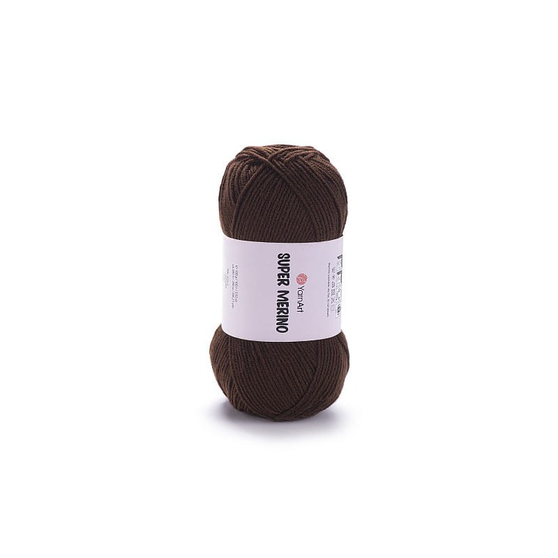 YarnArt Super Merino 1182 brązowy