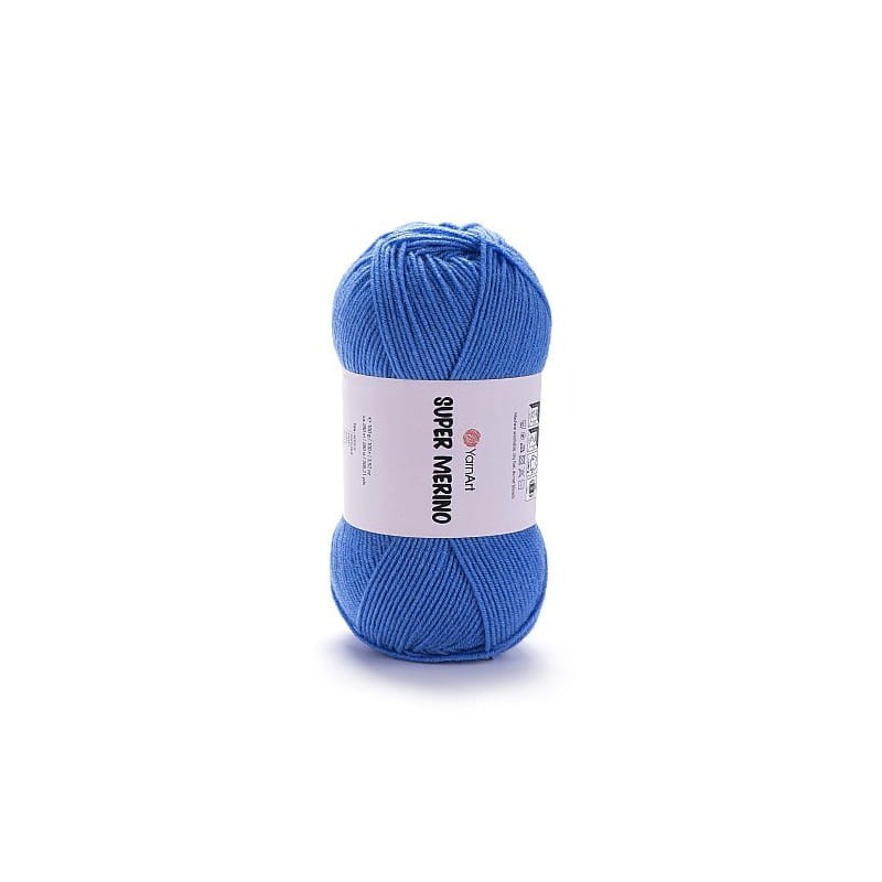 YarnArt Super Merino 1256 niebieski