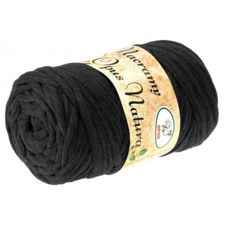 Macrama Kręcona 4mm Opus 115 czarny