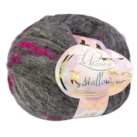 La Passion Mallow 110/703 szary z fuksją