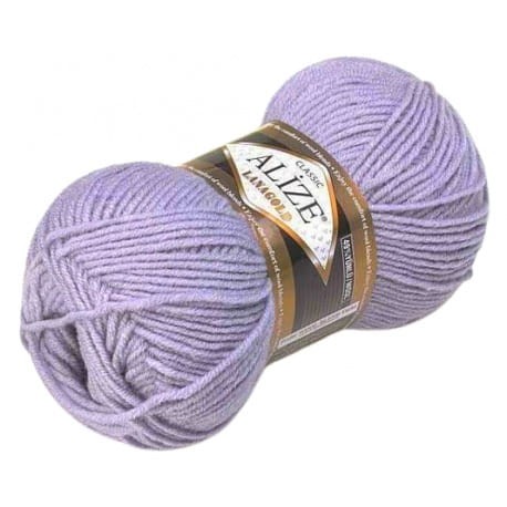 Alize Lanagold 200 pastelowy fiolet